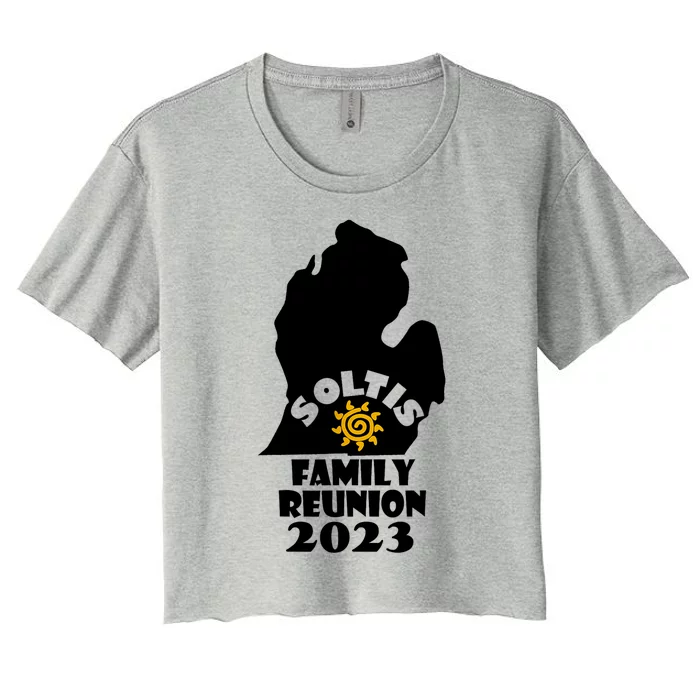 Soltis Family Reunion Women's Crop Top Tee