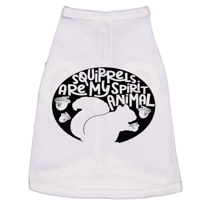 Squirrel Funny Squirrel Gift Cute Squirrel Lover Doggie Tank