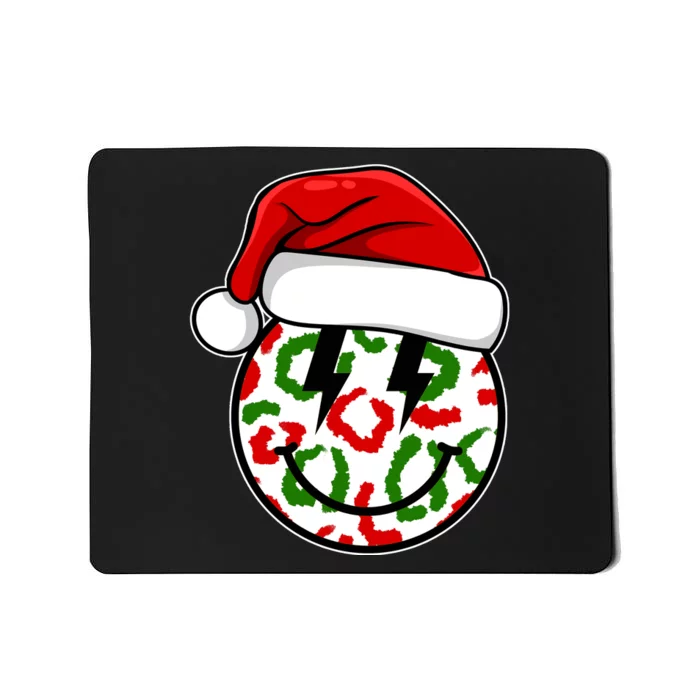 Smile Face Santa Christmas Retro Mousepad