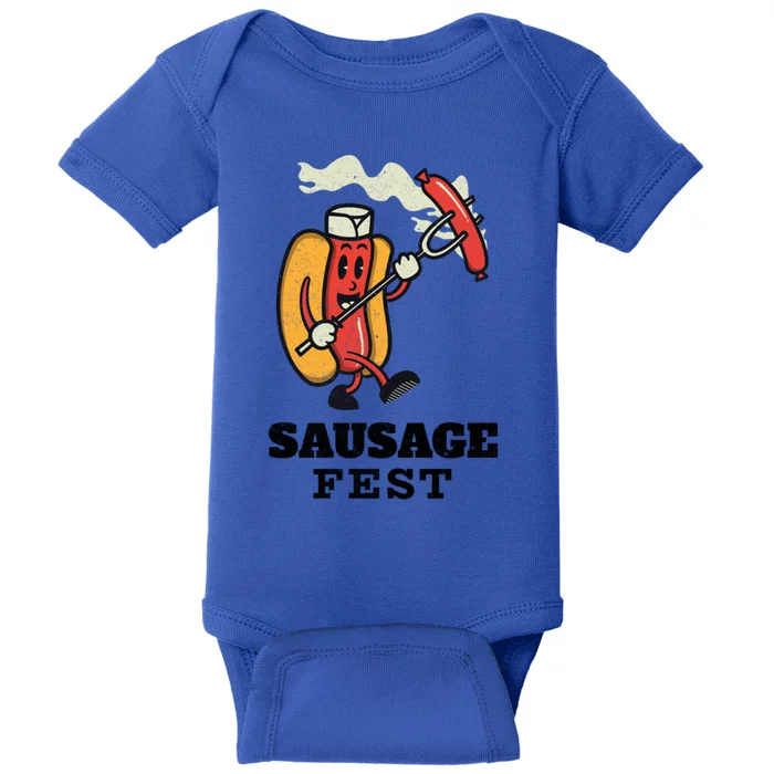 Sausage Fest Sausage Gift Baby Bodysuit