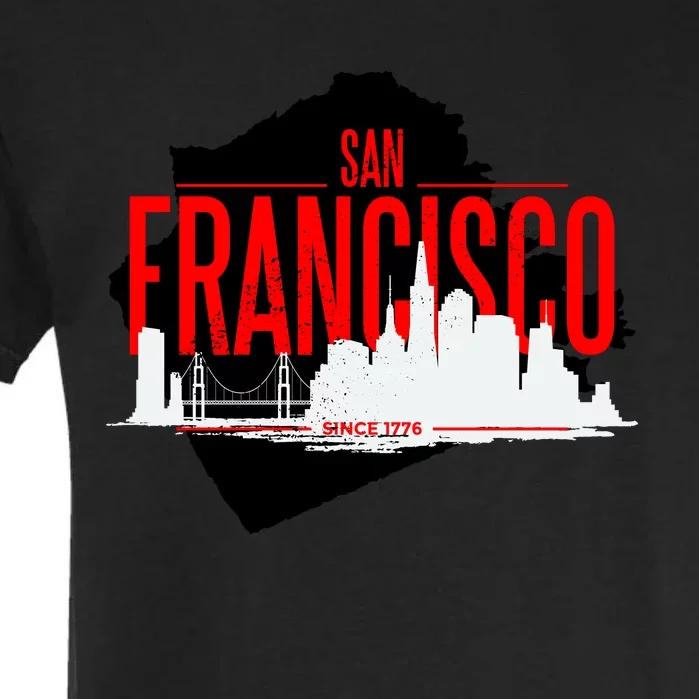 San Francisco Skyline Garment-Dyed Heavyweight T-Shirt