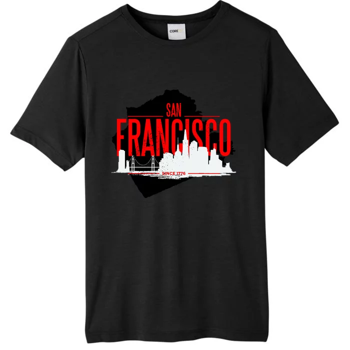 San Francisco Skyline ChromaSoft Performance T-Shirt