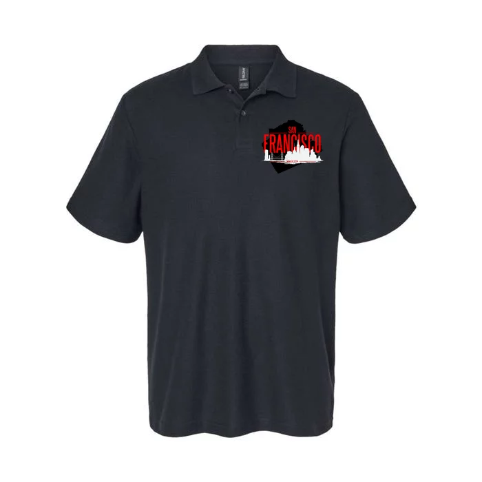 San Francisco Skyline Softstyle Adult Sport Polo