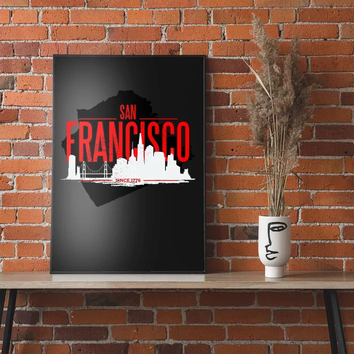 San Francisco Skyline Poster