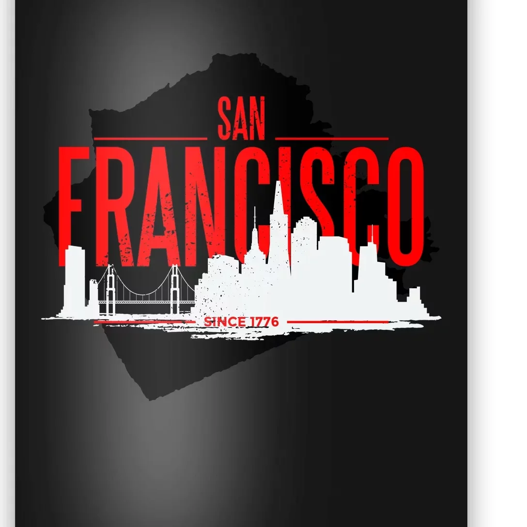 San Francisco Skyline Poster