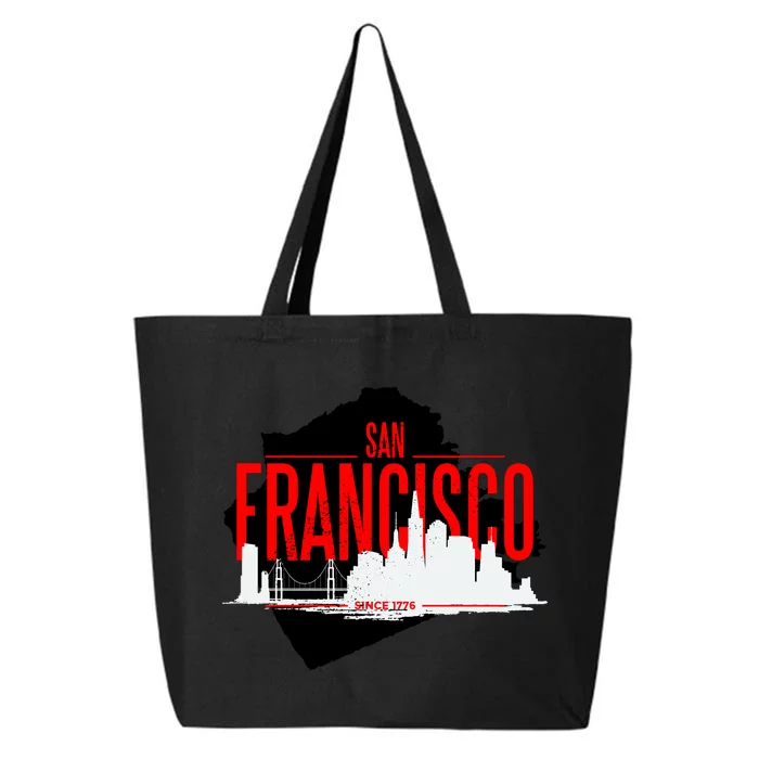 San Francisco Skyline 25L Jumbo Tote