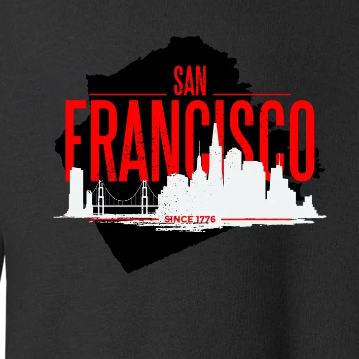 San Francisco Skyline Toddler Sweatshirt