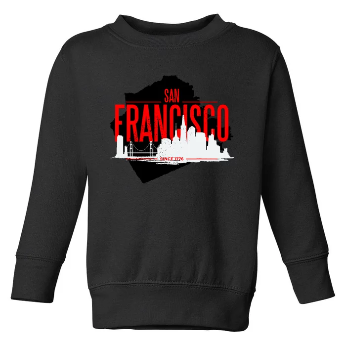 San Francisco Skyline Toddler Sweatshirt