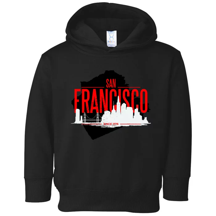 San Francisco Skyline Toddler Hoodie