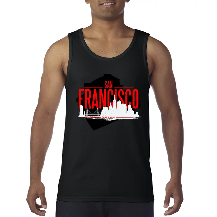 San Francisco Skyline Tank Top