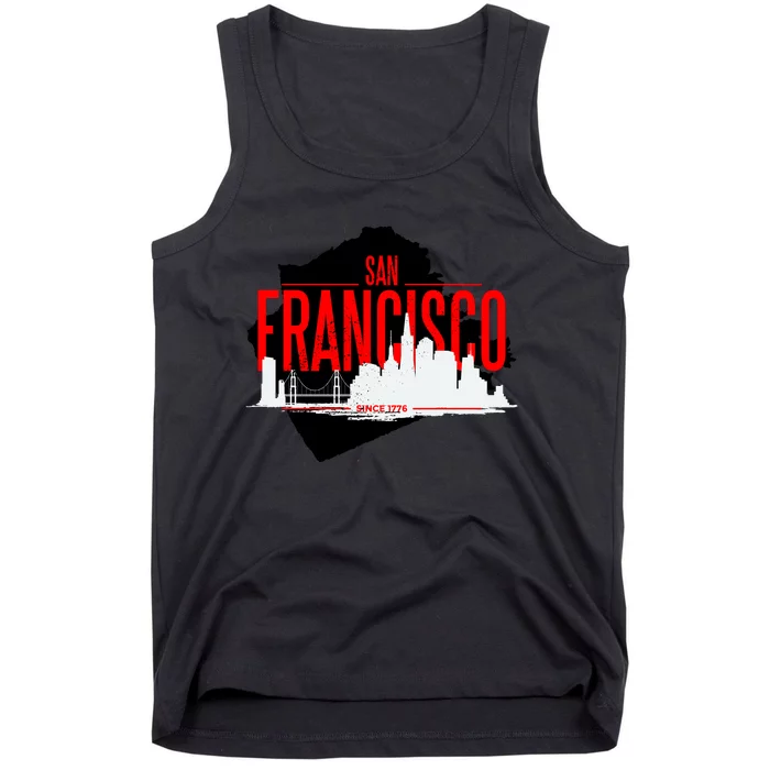 San Francisco Skyline Tank Top