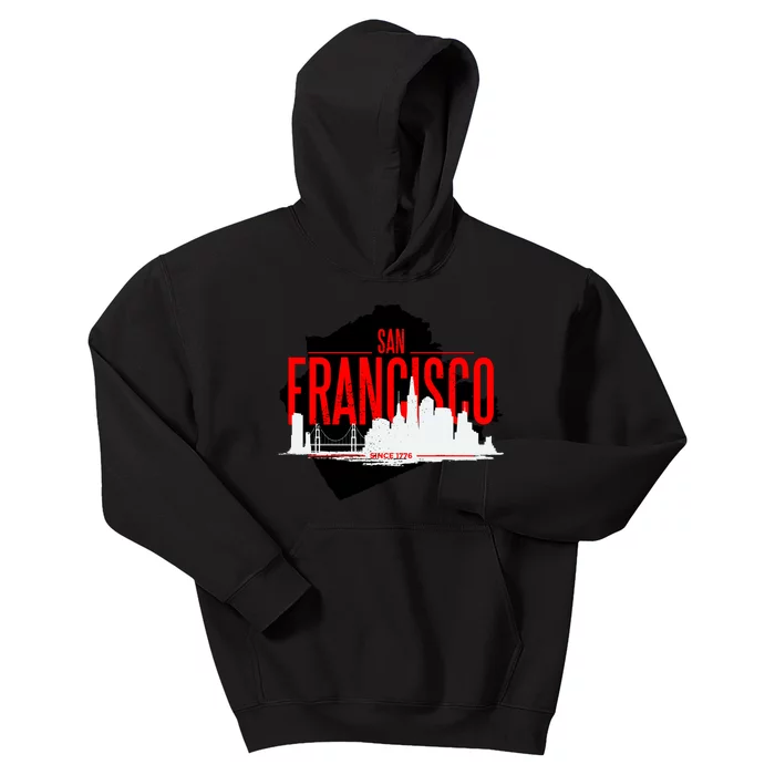 San Francisco Skyline Kids Hoodie