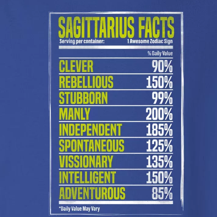 Sagittarius Facts Star Sign Fact Zodiac Giffunny Gift Astrology Gift Toddler Long Sleeve Shirt