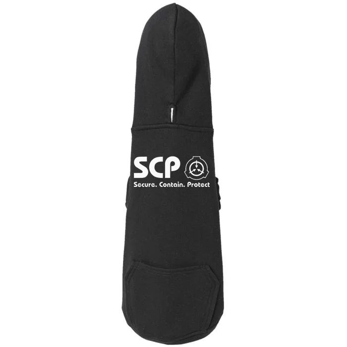 Scp Foundation Scp Secure Contain Protect Doggie 3-End Fleece Hoodie