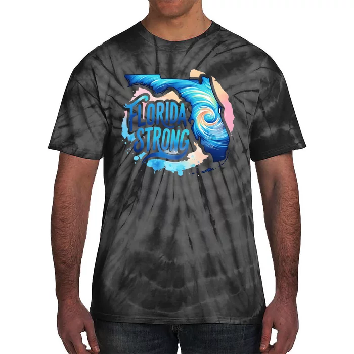 Support Florida Stay Western Strong F.L.O.R.I.D.A. S.T.A.T.E Tie-Dye T-Shirt