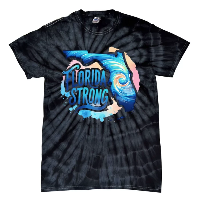 Support Florida Stay Western Strong F.L.O.R.I.D.A. S.T.A.T.E Tie-Dye T-Shirt