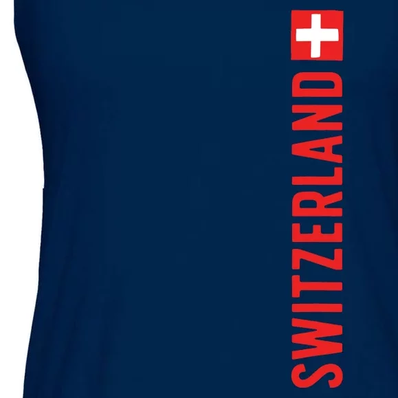 Swiss Flag Switzerland Souvenir Schweiz Gift Suisse Svizzera Ladies Essential Flowy Tank