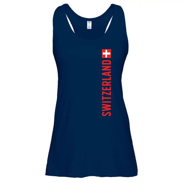 Swiss Flag Switzerland Souvenir Schweiz Gift Suisse Svizzera Ladies Essential Flowy Tank