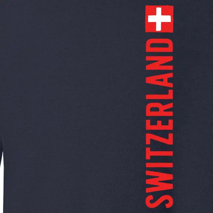 Swiss Flag Switzerland Souvenir Schweiz Gift Suisse Svizzera Toddler Sweatshirt