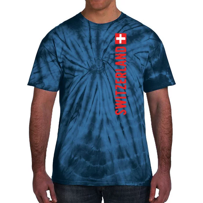 Swiss Flag Switzerland Souvenir Schweiz Gift Suisse Svizzera Tie-Dye T-Shirt