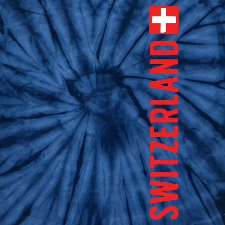 Swiss Flag Switzerland Souvenir Schweiz Gift Suisse Svizzera Tie-Dye T-Shirt