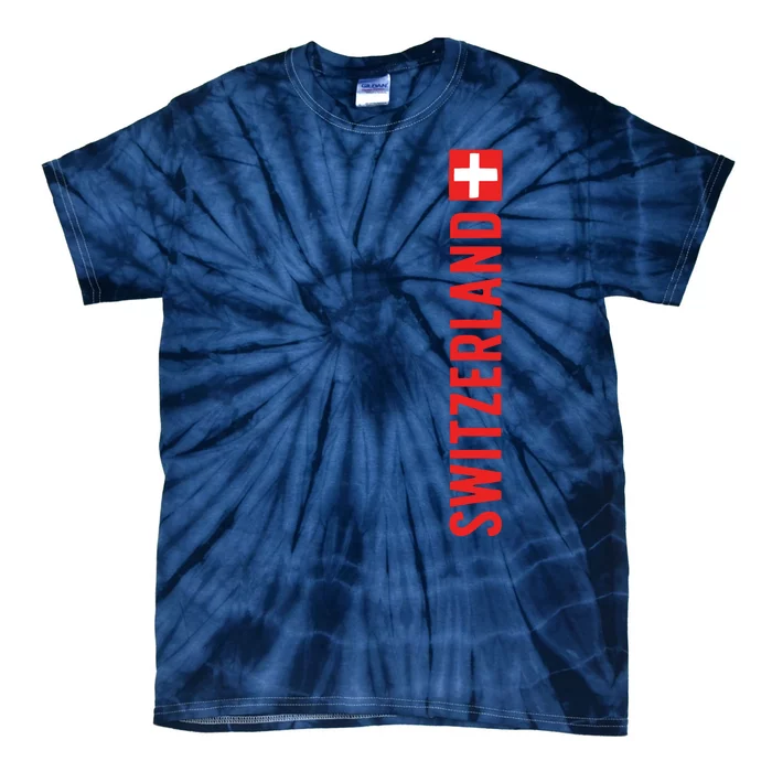 Swiss Flag Switzerland Souvenir Schweiz Gift Suisse Svizzera Tie-Dye T-Shirt