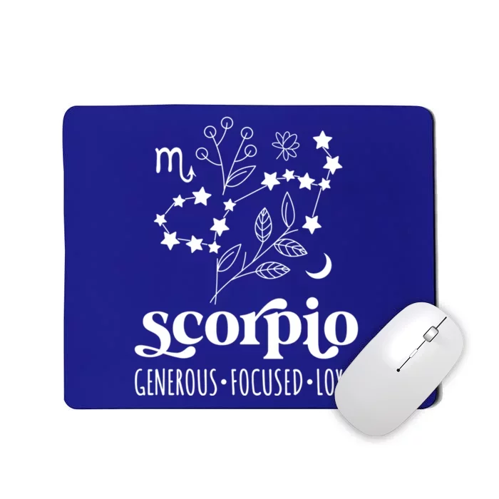 Scorpio Facts Scorpio Zodiac Sign Scorpio Birthday Gift Mousepad