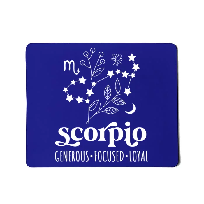 Scorpio Facts Scorpio Zodiac Sign Scorpio Birthday Gift Mousepad