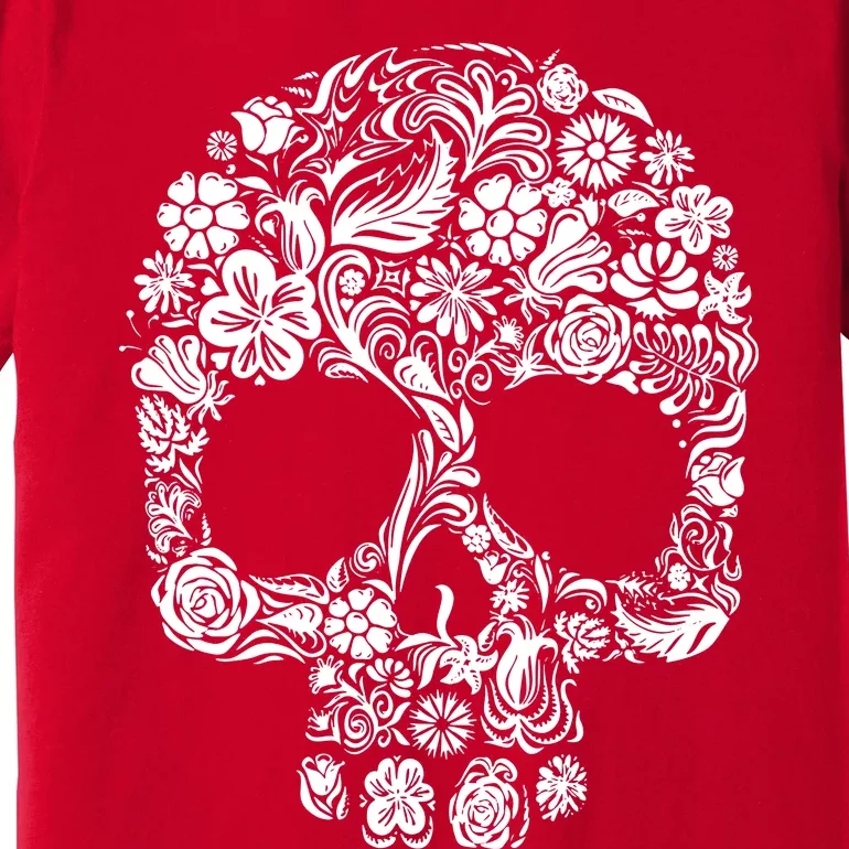 Skull Flowers Skull Premium T-Shirt