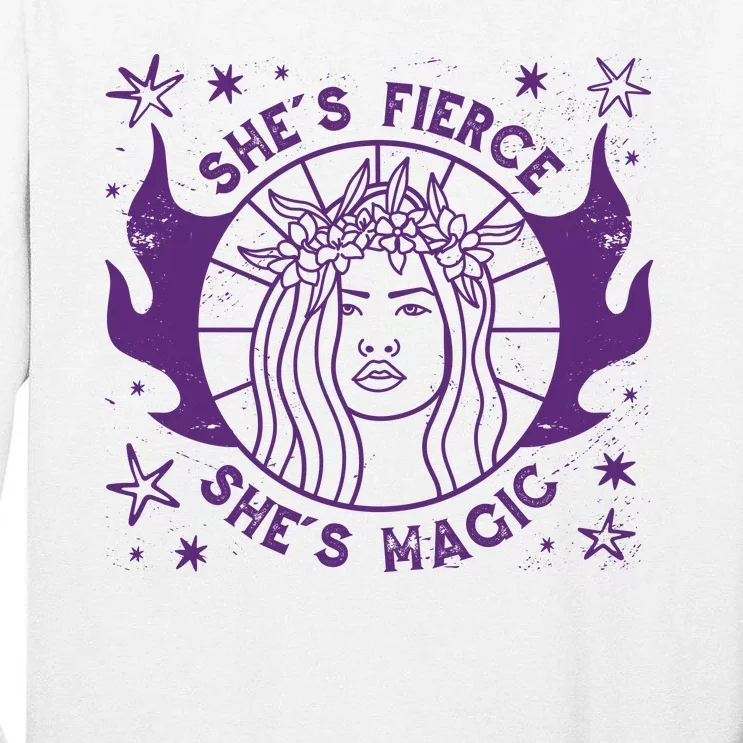 She's Fierce She's Magic Tall Long Sleeve T-Shirt