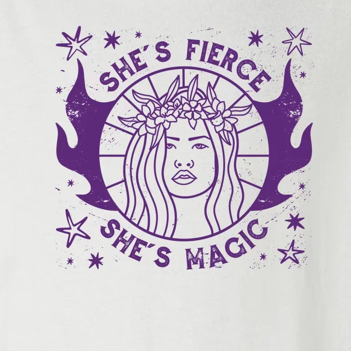 She's Fierce She's Magic Toddler Long Sleeve Shirt