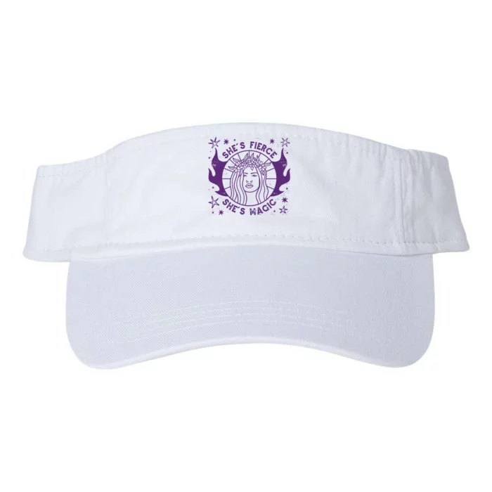 She's Fierce She's Magic Valucap Bio-Washed Visor