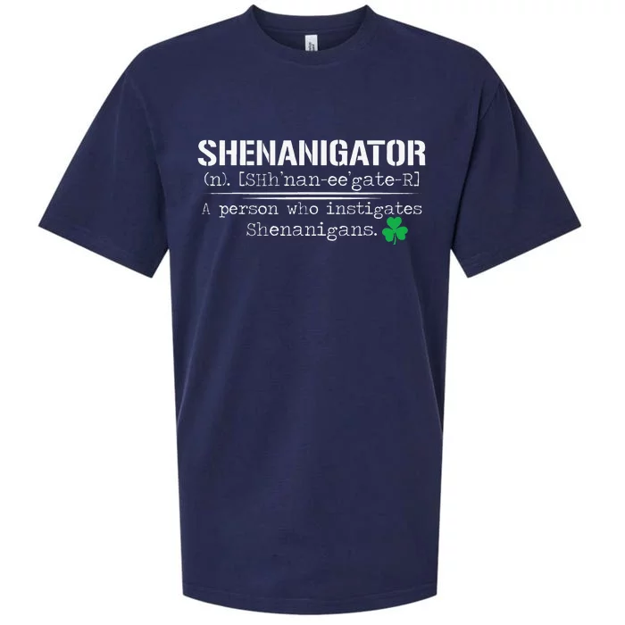 Shenanigator Funny Saint Patrick's Day Gift Sueded Cloud Jersey T-Shirt