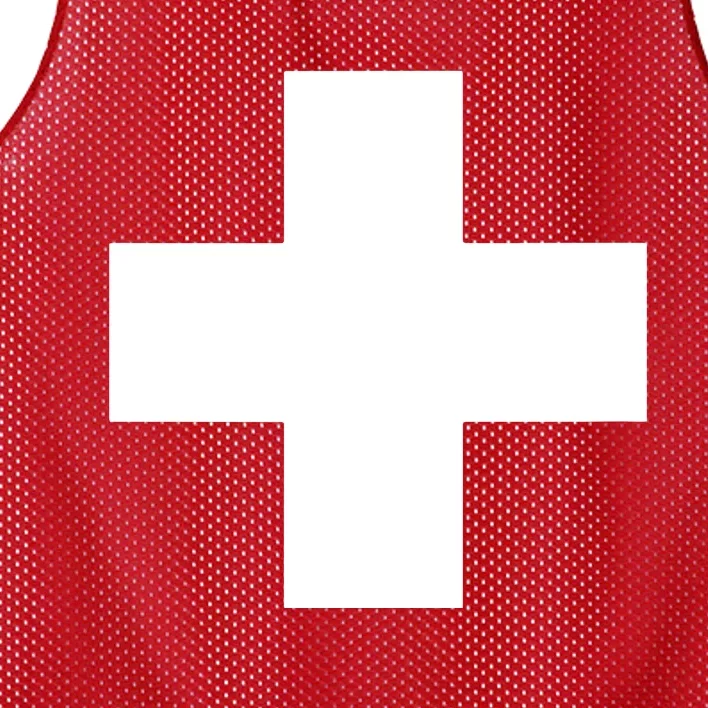 Swiss Flag Switzerland Souvenir Schweiz Gift Suisse Svizzera Mesh Reversible Basketball Jersey Tank