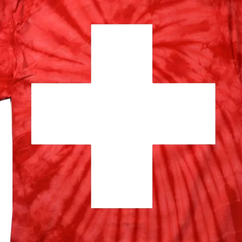 Swiss Flag Switzerland Souvenir Schweiz Gift Suisse Svizzera Tie-Dye T-Shirt