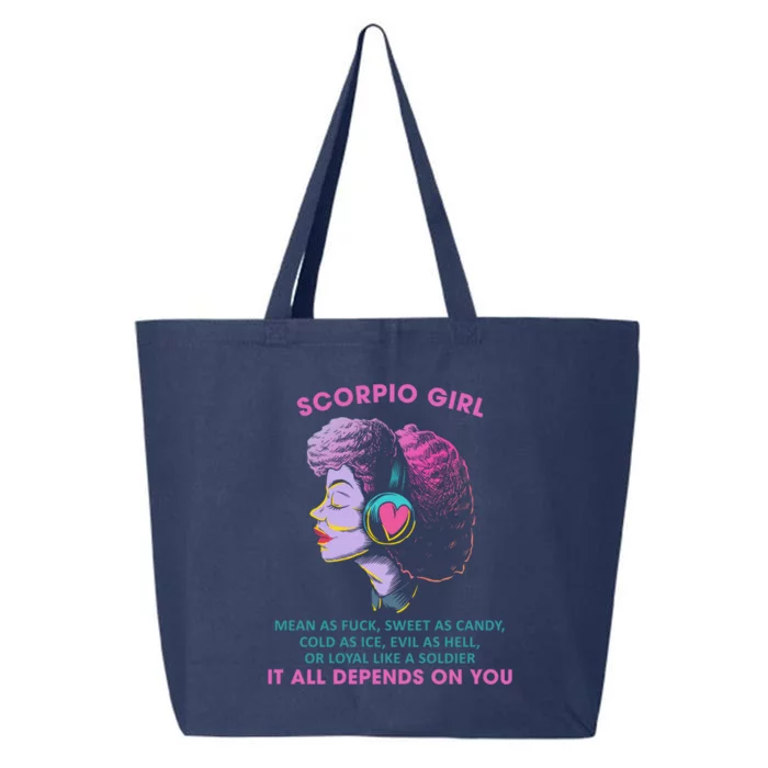 Scorpio Funny Sayings Birthday Gift Cute Gift 25L Jumbo Tote