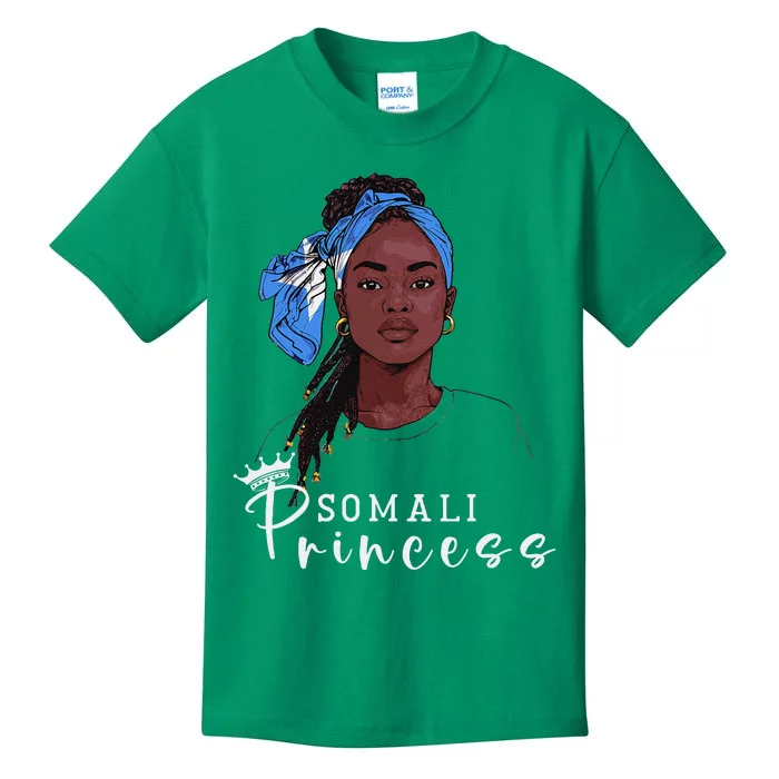 Somalian Flag Souvenirs Princess Products For Women Somalia Kids T-Shirt