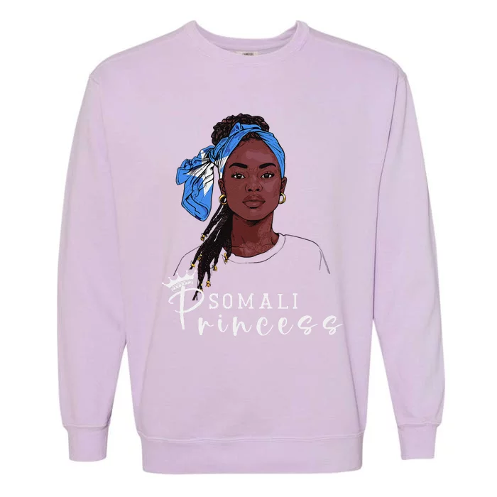 Somalian Flag Souvenirs Princess Products For Women Somalia Garment-Dyed Sweatshirt