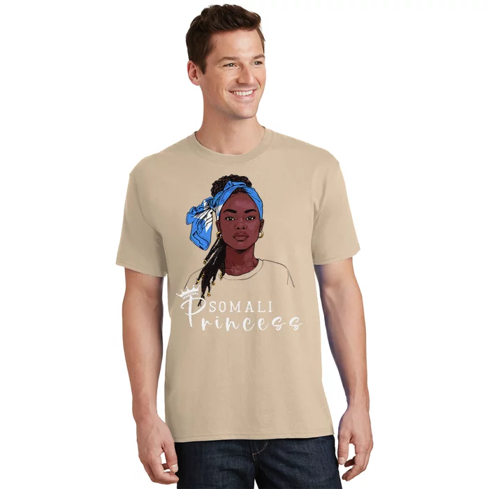 Somalian Flag Souvenirs Princess Products For Women Somalia T-Shirt