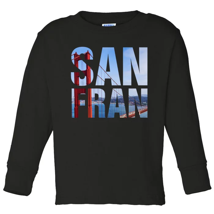 San Fran Toddler Long Sleeve Shirt