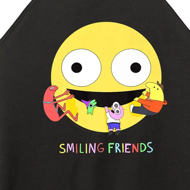 Smiling Friends Women’s Perfect Tri Rocker Tank