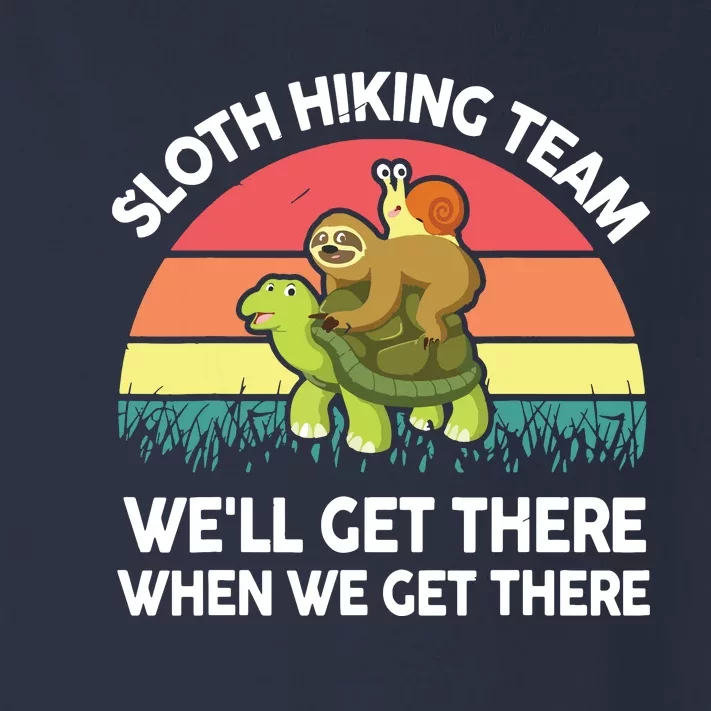 SlothShirt Funny Sloth Hiking Team Men Women Gift Hiking Toddler Long Sleeve Shirt