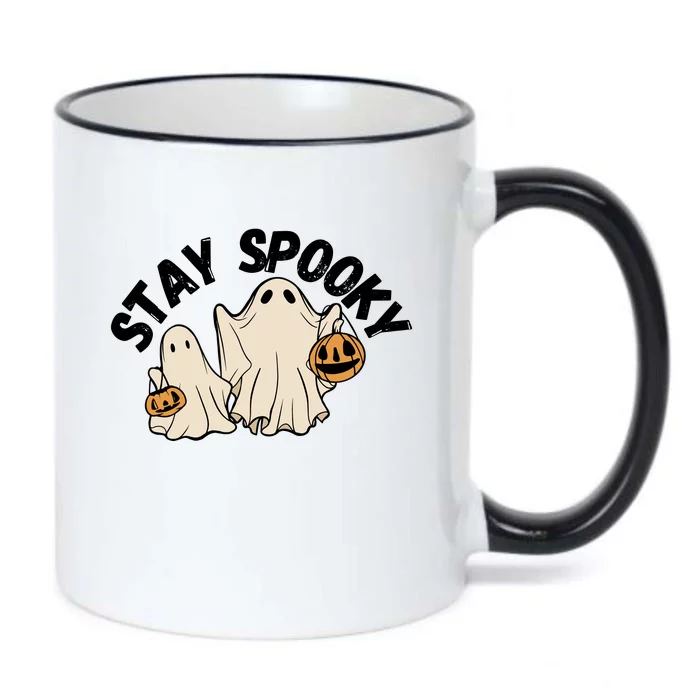 Stay Funny Spooky Halloween Pumpkin Jack O Lantern Black Color Changing Mug