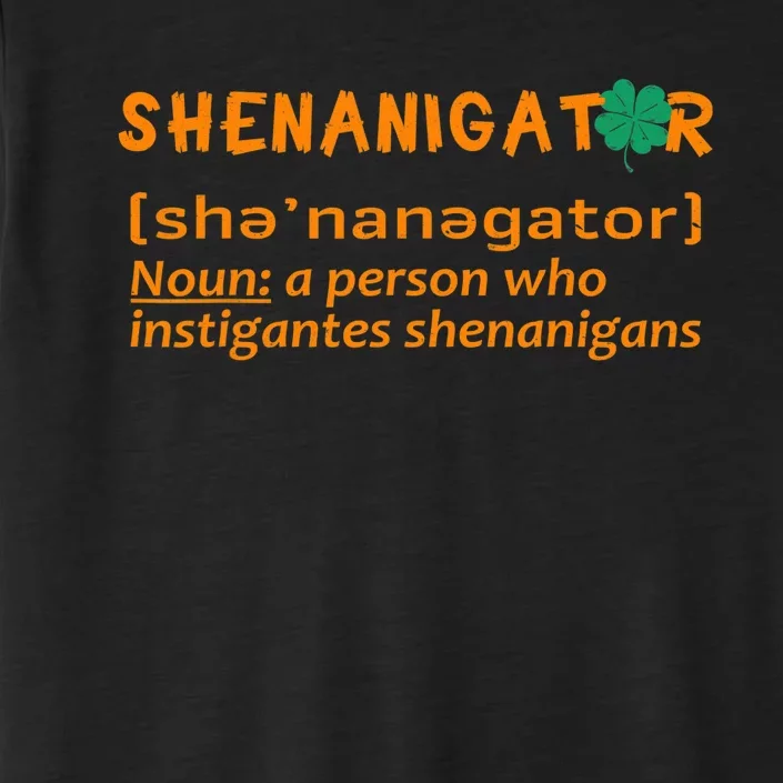 Shenanigator Funny Saint Patricks Day Saying ChromaSoft Performance T-Shirt