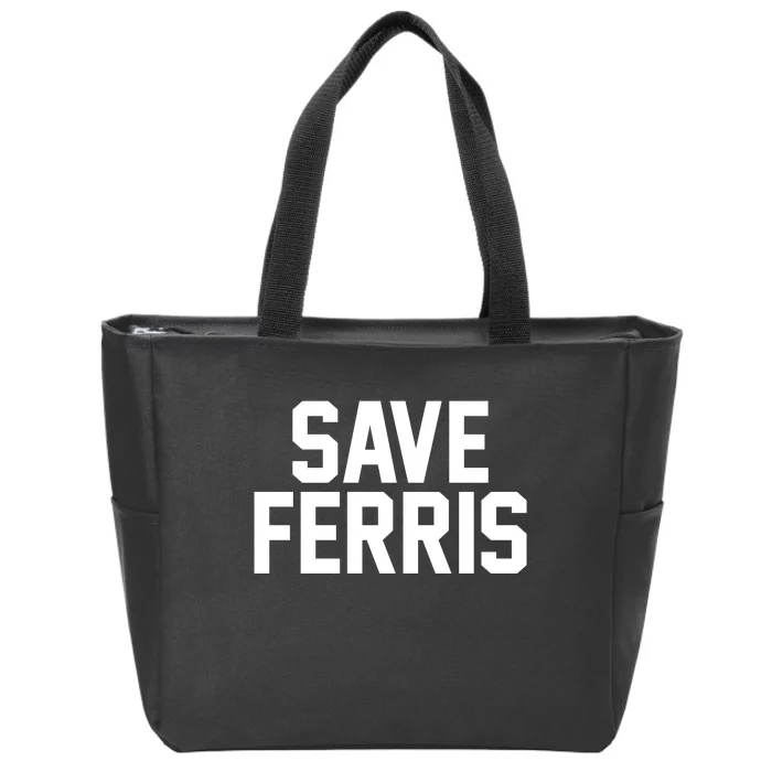 Save Ferris Zip Tote Bag