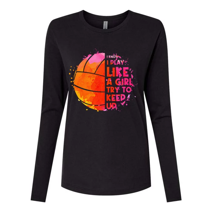 Saying for Sports Lovers Volleyball Is My Favorite Season Womens Cotton Relaxed Long Sleeve T-Shirt