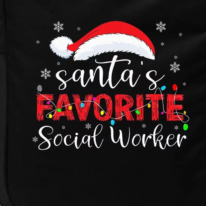 SantaS Favorite Social Worker Impact Tech Backpack