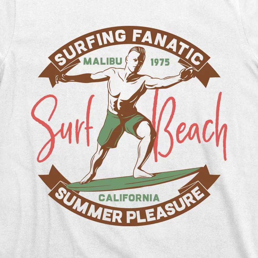 Surfing Fanatic Summer Pleasure T-Shirt