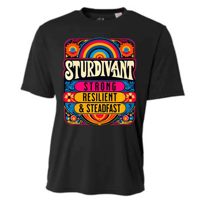 Sturdivant Family Strong Resilient & Steadfast Cooling Performance Crew T-Shirt