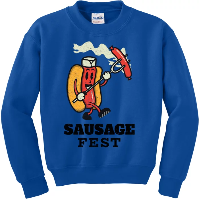 Sausage Fest Sausage Cute Gift Kids Sweatshirt